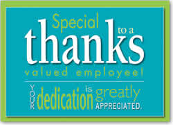 Employee Appreciation Thank You Card